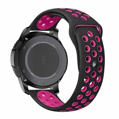 Samsung Galaxy Watch 46mm Strap Silicone Sports Band Breathable