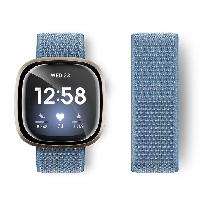 Fitbit Sense Strap Nylon Loop Woven Sports Band
