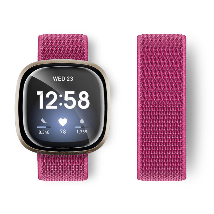 Fitbit Sense Strap Nylon Loop Woven Sports Band