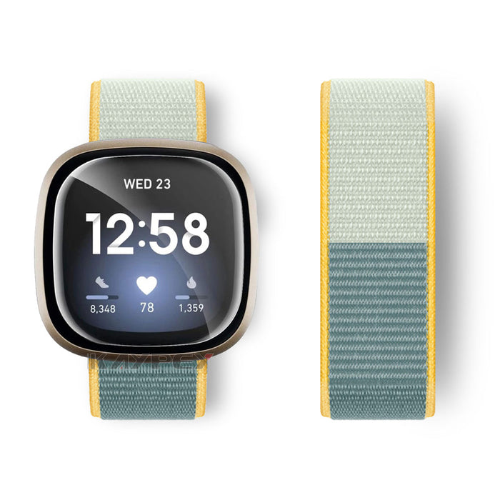 Fitbit Sense Strap Nylon Loop Woven Sports Band