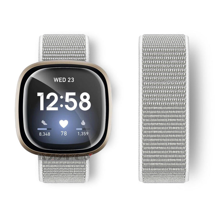 Fitbit Sense Strap Nylon Loop Woven Sports Band