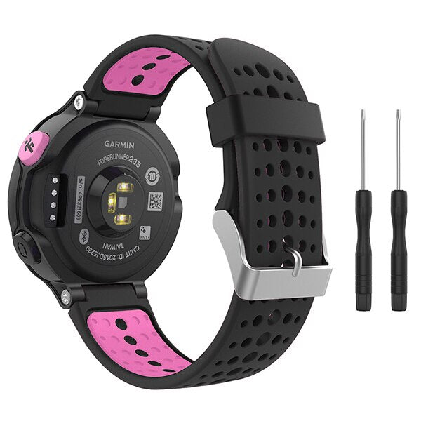 Garmin Forerunner 220 Strap Silicone Sports Band Breathable