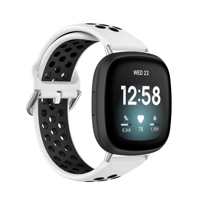 Fitbit Versa 3  Strap Silicone Sports Band Breathable