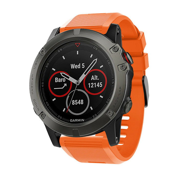 Garmin Fenix 7X Quick Release  Silicone Sports Band Strap