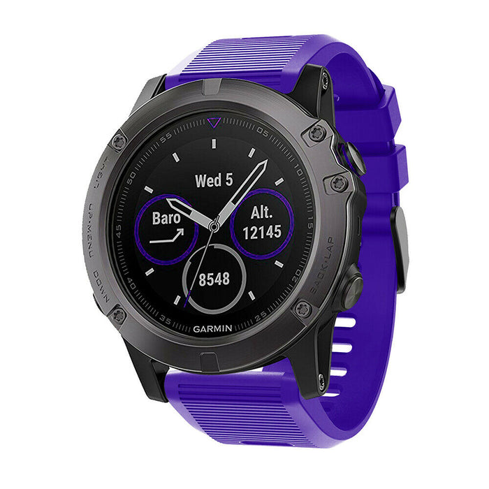 Garmin Fenix 7X Quick Release  Silicone Sports Band Strap