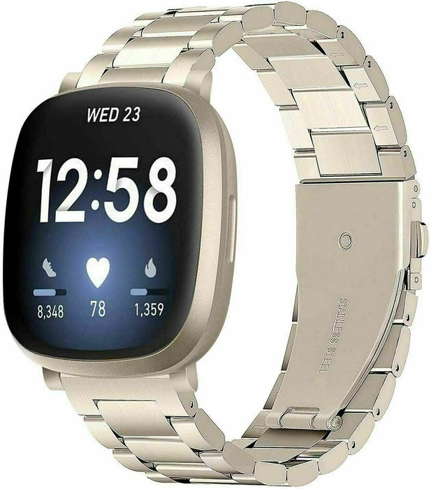 Bandeau solo tressé en nylon Fitbit Versa 3 / Sense (blanc noir Bandeau solo tressé en nylon Fitbit Versa 3 / Sense (blanc noir