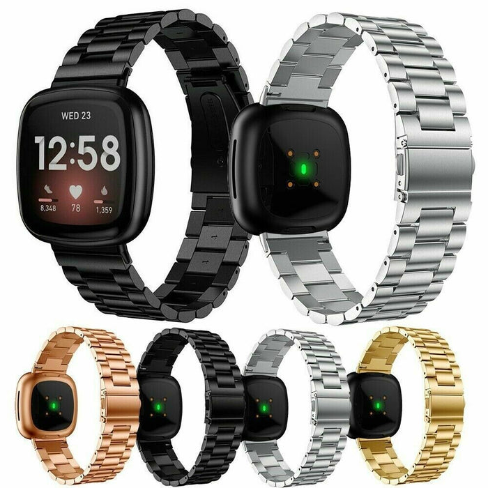 Fitbit versa best sale metal bands