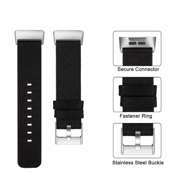 Fitbit Charge 4 Strap Nylon Woven Band