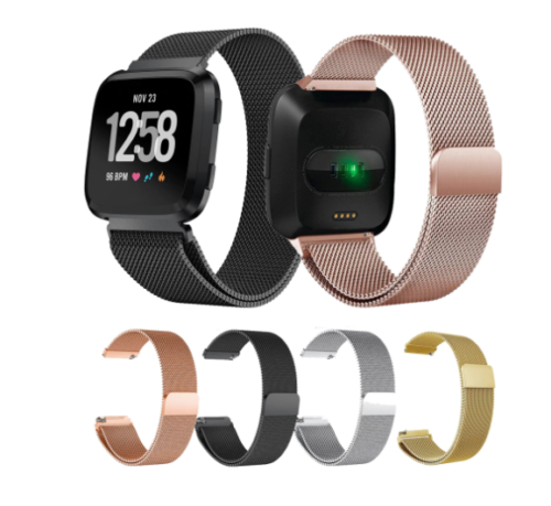 Fitbit versa milanese sales band